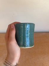 Load image into Gallery viewer, Teal Drippy Vase

