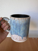 Load image into Gallery viewer, Drippy Blue Speckles Mug
