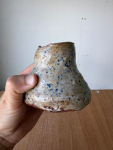 Load image into Gallery viewer, Blue Speckles Bud Vase
