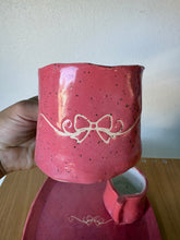 Load image into Gallery viewer, *Set of 4* Pink Bow Tea Set
