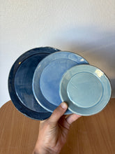 Load image into Gallery viewer, *Set of 3* Ombrè Blue Plates
