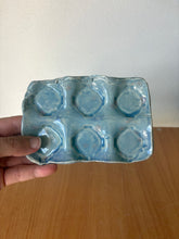 Load image into Gallery viewer, Blue Scalloped Spoon Rest
