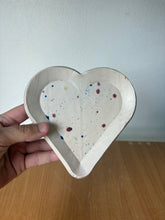 Load image into Gallery viewer, Speckled Heart Trinket Tray
