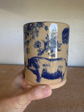 Load image into Gallery viewer, Blue Floral Farmer Mug
