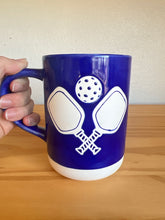 Load image into Gallery viewer, Royal Blue Pickleball Paddle Mug
