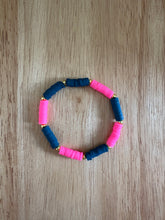 Load image into Gallery viewer, Hot Pink &amp; Navy Adult Bracelet (Made by Edyn)
