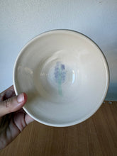 Load image into Gallery viewer, Hand-Painted Lavender Bowl
