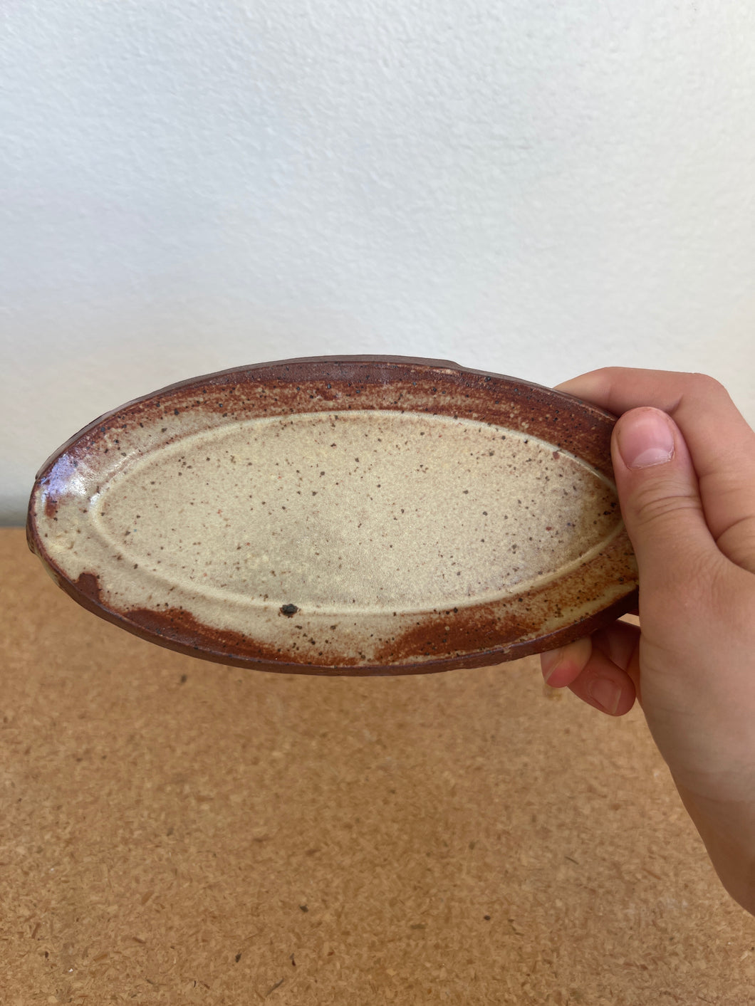 Rustic Brown Trinket Tray