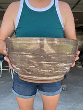 Load image into Gallery viewer, Marbled Arctic Blue Mixing Bowl
