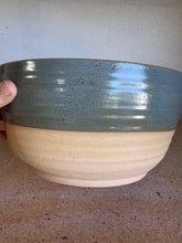 Load image into Gallery viewer, LG. Frosted Turquoise Mixing Bowl
