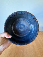 Load image into Gallery viewer, Navy Geometric Mixing Bowl
