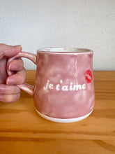 Load image into Gallery viewer, I Love You In French- Pink Mug
