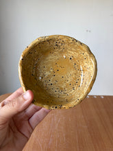 Load image into Gallery viewer, Speckled Yellow Trinket Bowl
