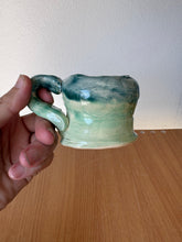 Load image into Gallery viewer, Two-Tone Green Espresso Mug
