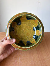 Load image into Gallery viewer, Deep Olive Drippy Bowl
