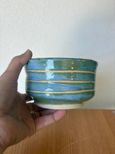 Load image into Gallery viewer, Striped Arctic Blue Bowl
