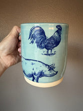 Load image into Gallery viewer, Light Blue Farm Mug

