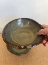 Load image into Gallery viewer, Rustic Green Set Of 2 Bowls
