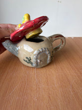 Load image into Gallery viewer, Hand-Painted Mushroom Tea Pot
