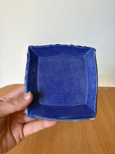 Load image into Gallery viewer, Square Blue Trinket Tray
