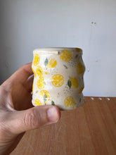 Load image into Gallery viewer, Lemon Ripple Mini Vase
