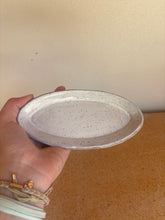 Load image into Gallery viewer, White Speckled Trinket Tray
