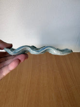 Load image into Gallery viewer, Blue Scalloped Spoon Rest
