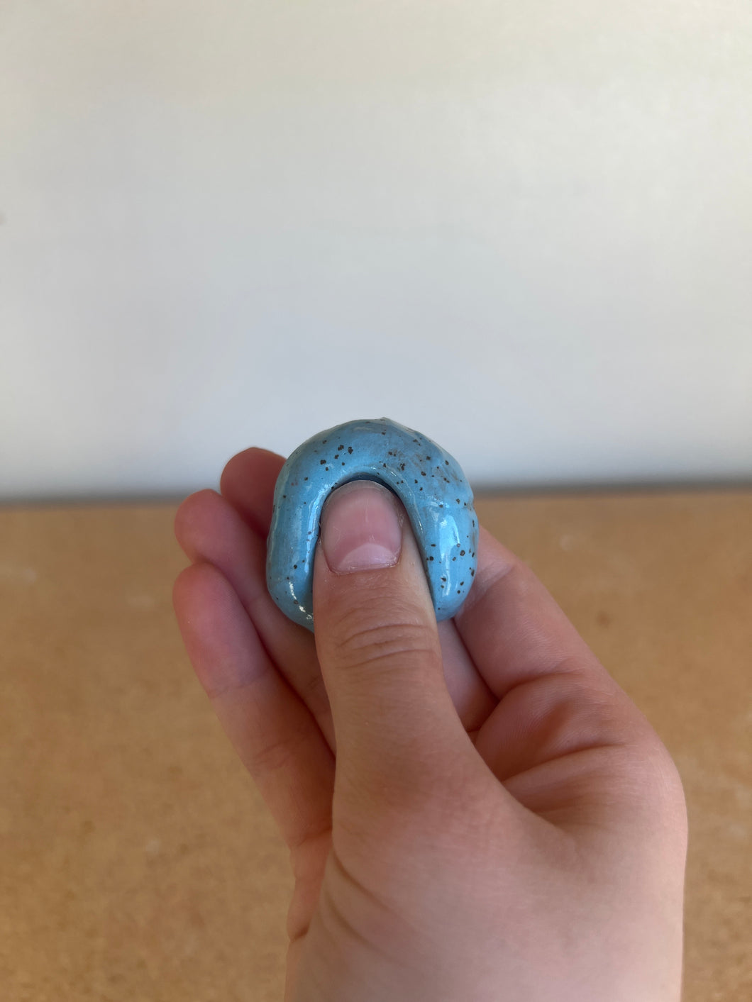 Sky Blue Prayer Stone