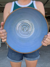 Load image into Gallery viewer, Marbled Arctic Blue Mixing Bowl
