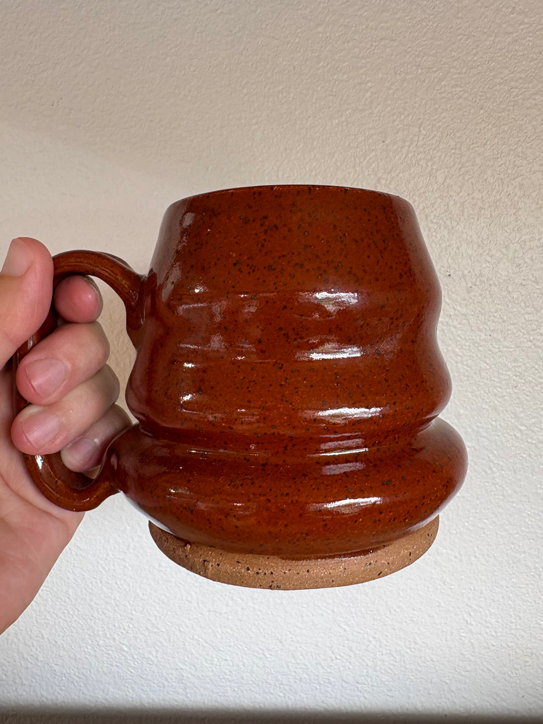 Deep Sienna Ripple Mug