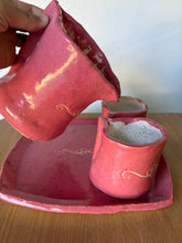Load image into Gallery viewer, *Set of 4* Pink Bow Tea Set
