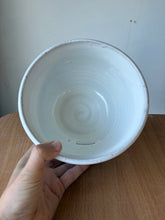 Load image into Gallery viewer, Med. White Mixing Bowl
