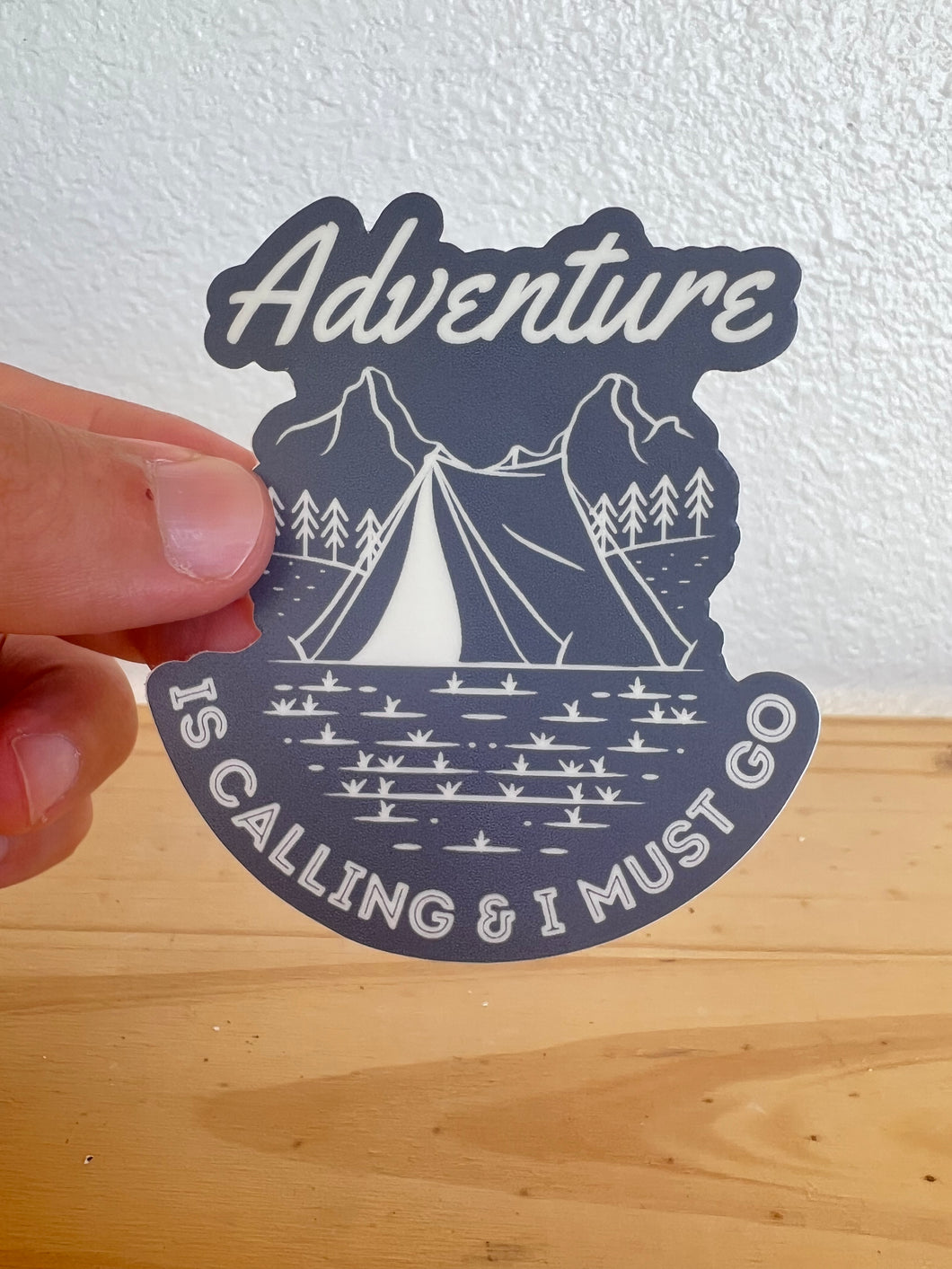 Adventure Is Calling Sticker (2 color options!)