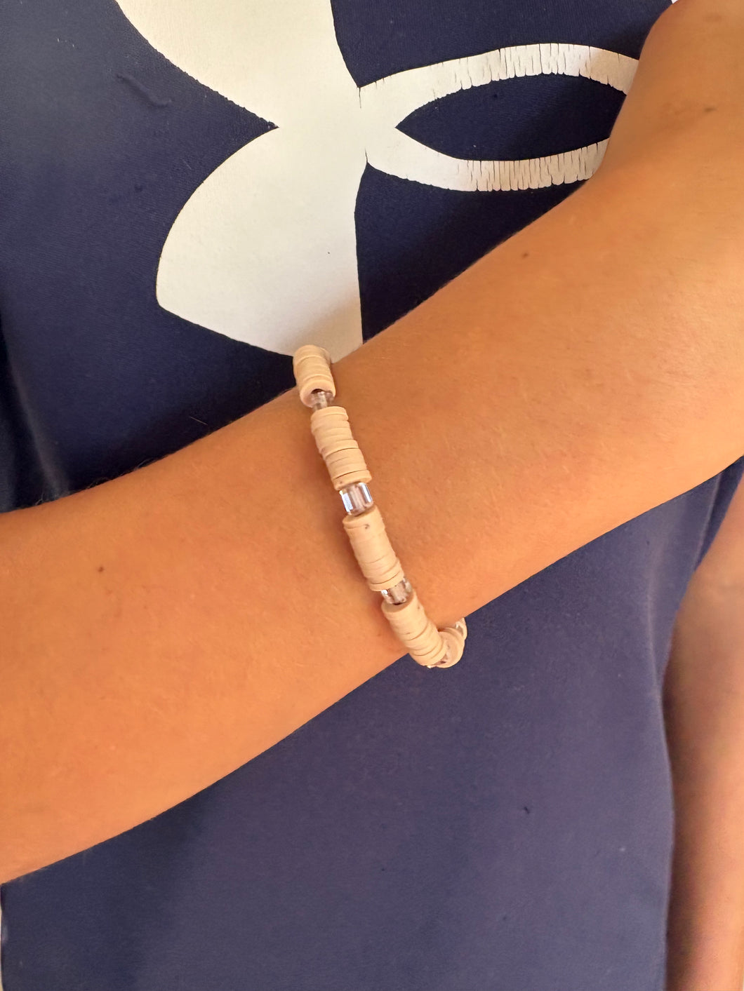 Neutral Beige Adult Bracelet (Made by Asher)